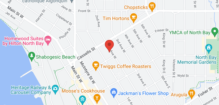 map of 265 SECOND AVENUE W